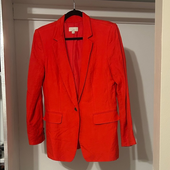 J. Crew Jackets & Blazers - J. Crew Vibrant Red Women's Blazer